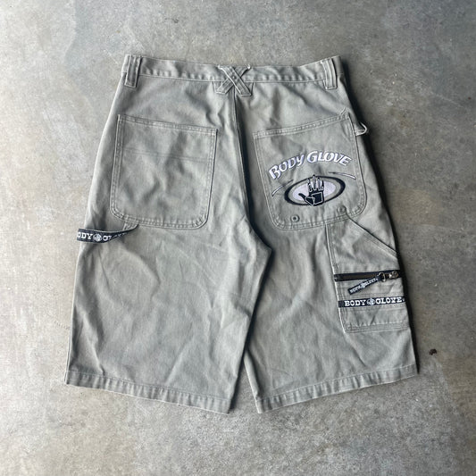 Y2K body glove jorts