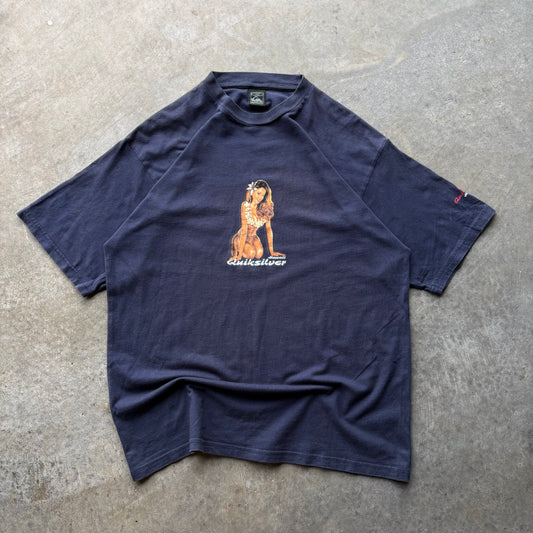 00's Quiksilver chick tee - L